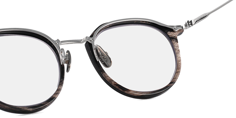 YELLOWS PLUS MIZUKI col.18 black pattern/silver