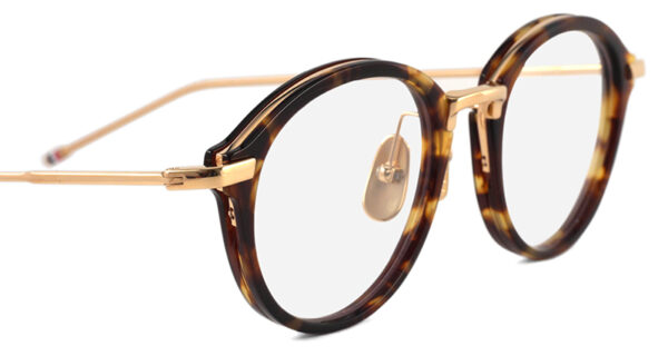 Thom Browne UEO011A col.215 Honey Tortoise/Gold