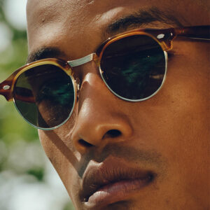 Garrett Leight OAKWOOD col.HAT/G Honey Amber Tortoise/Gold