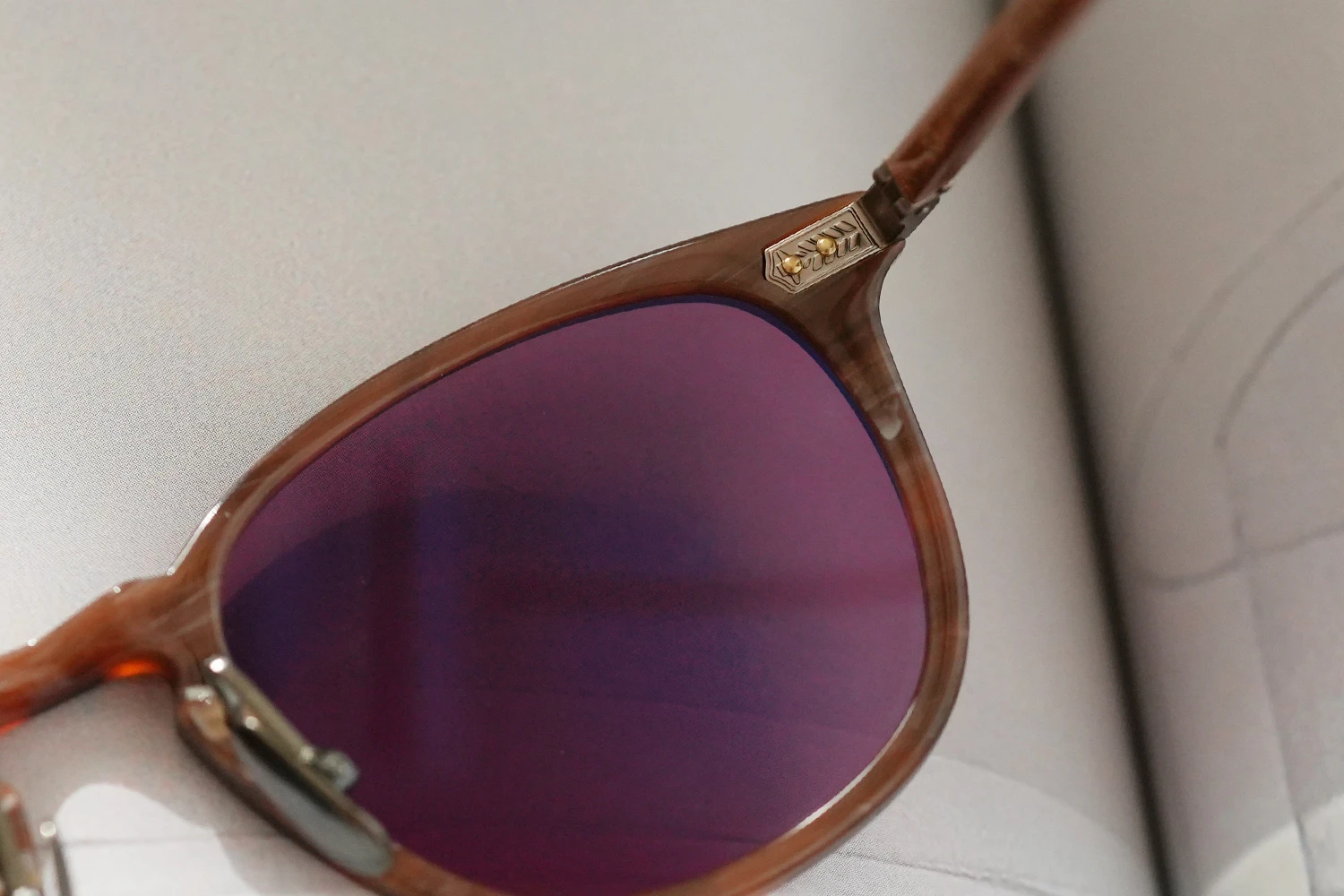 Garrett Leight Kinny J Sun col.Sienna Tortoise Laminate/Pure Rosewood