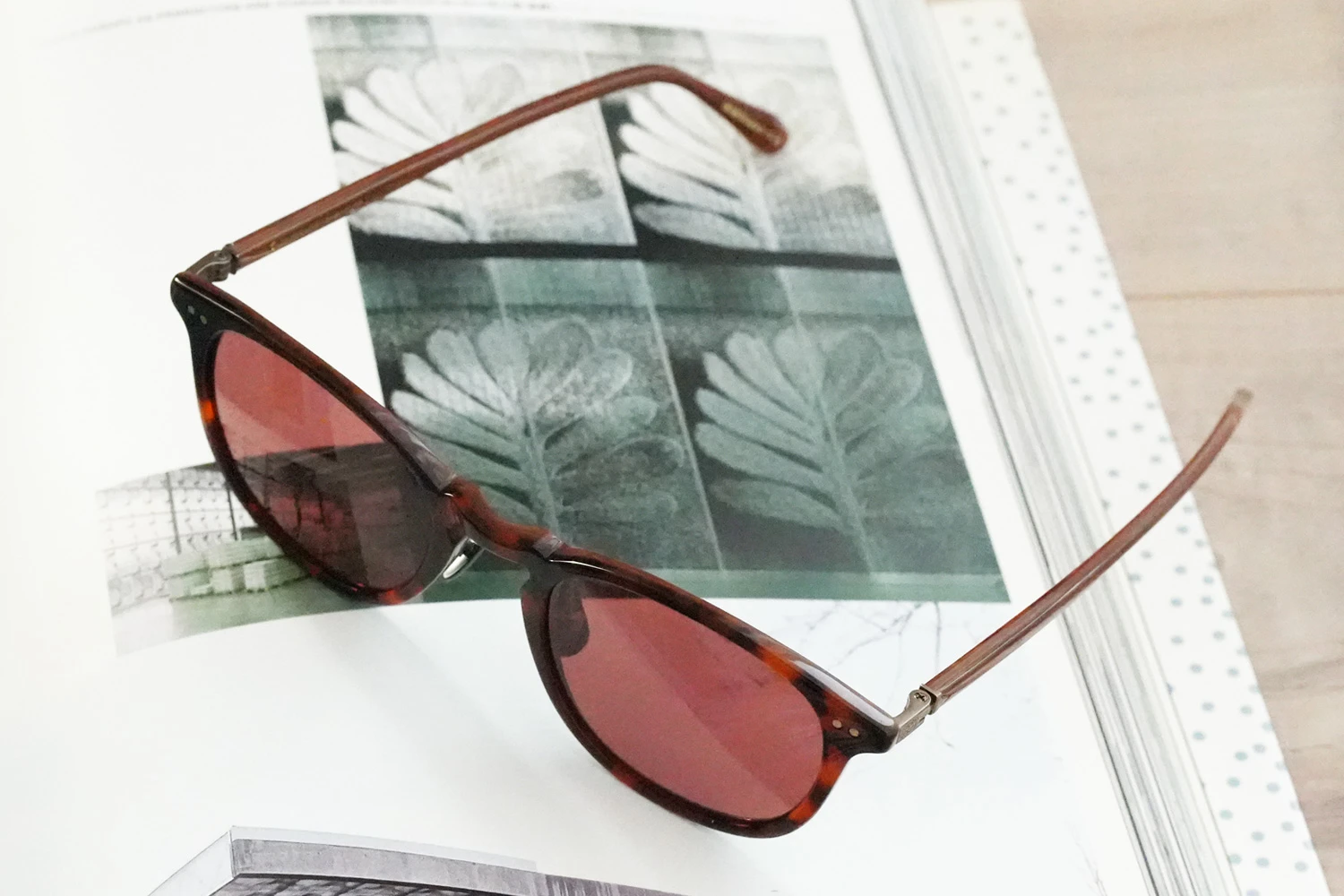 Garrett Leight Kinny J Sun col.Sienna Tortoise Laminate/Pure Rosewood