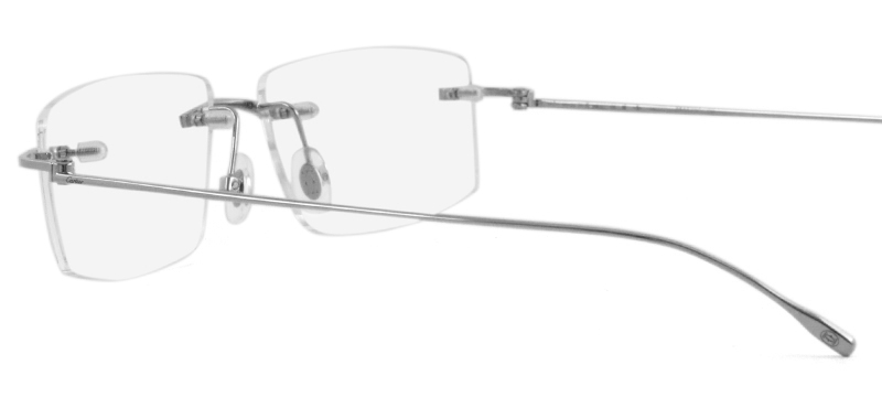 Cartier CT0070O K18ホワイトゴールド リムレスフレーム