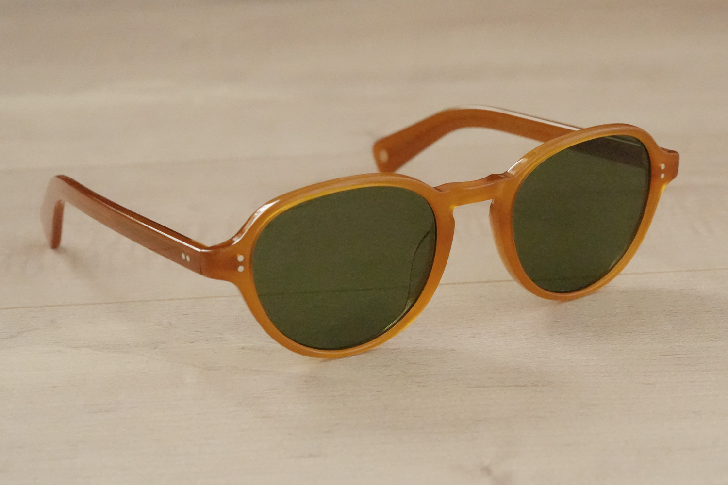 Garrett Leight Casillas Sun col.Summer Sun/Semi-Flat Pure Green