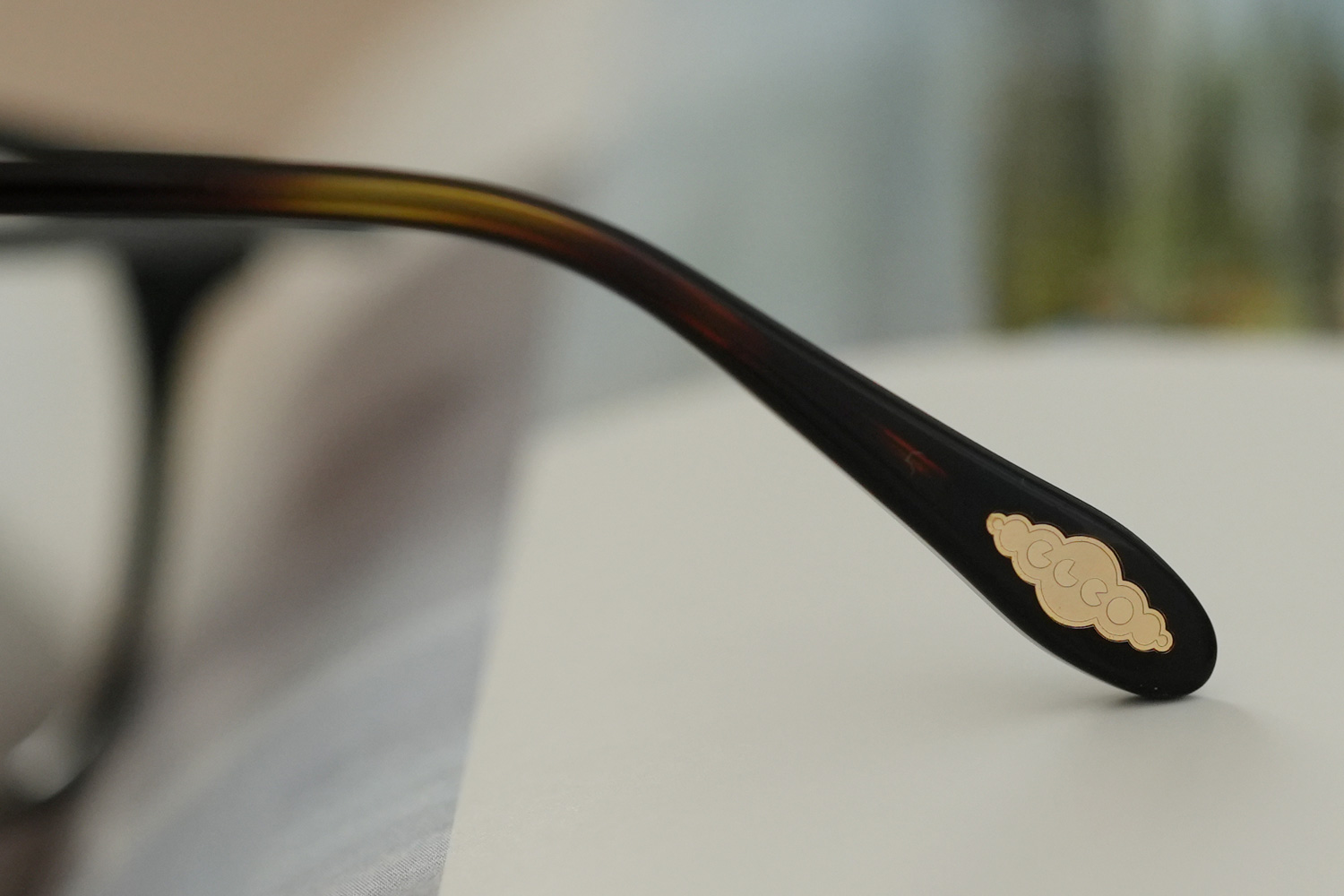 Garrett Leight Clark J col.Ebony Tortoise-Gunmetal