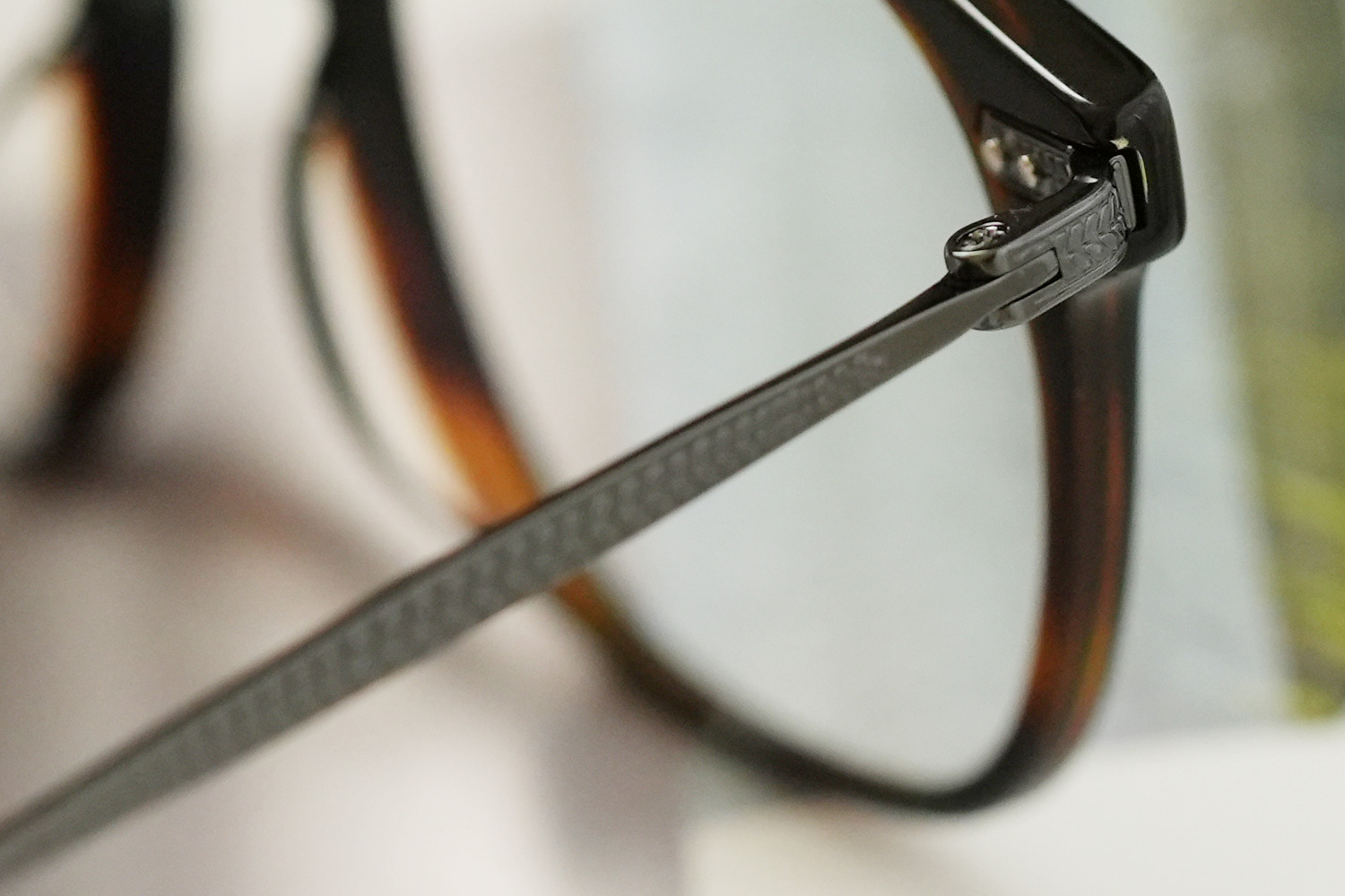 Garrett Leight Clark J col.Ebony Tortoise-Gunmetal