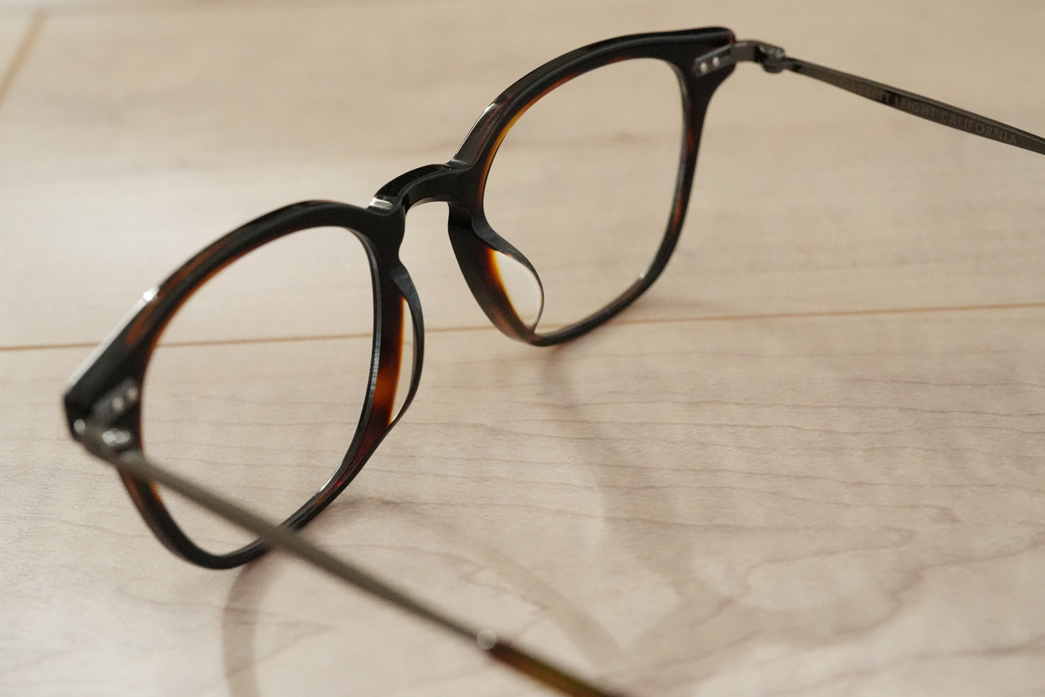 Garrett Leight Clark J col.Ebony Tortoise-Gunmetal