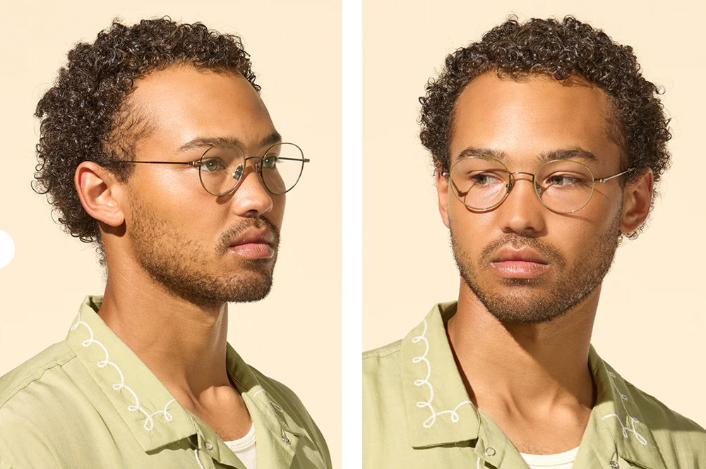Garrett Leight Cloy II col.Antique Gold-Olive-Douglas Fir