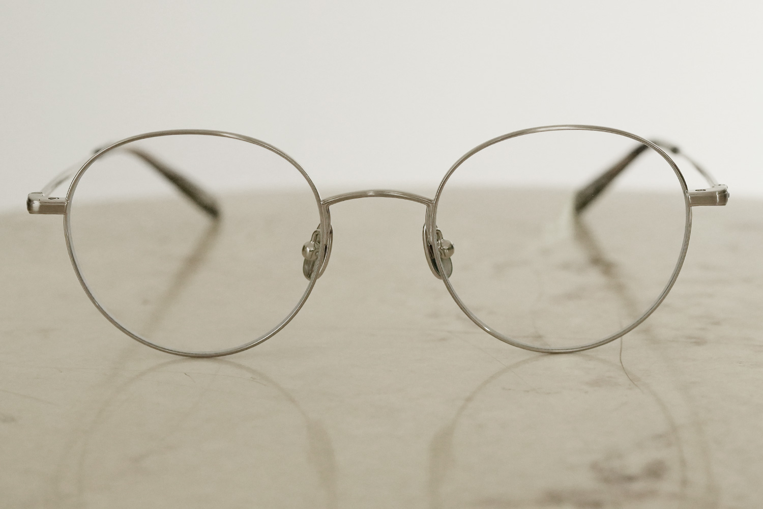 Garrett Leight Cloy II col.Brushed Silver-Black Sleet Tortoise