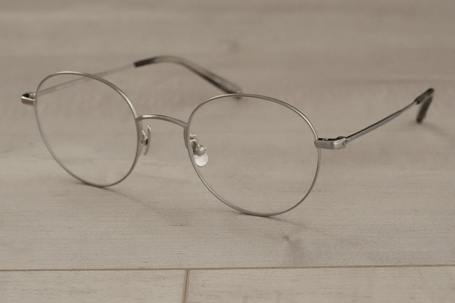 Garrett Leight Cloy II col.Brushed Silver-Black Sleet Tortoise