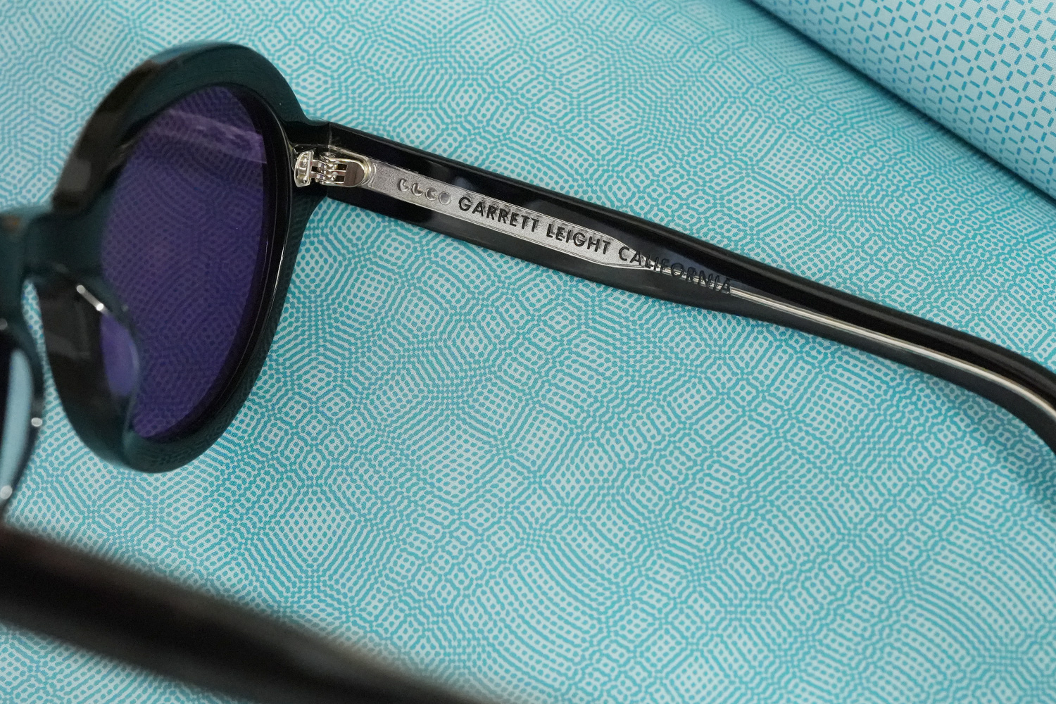 Garrett Leight JULIEN SUN col.Black/Semi-Flat Blackberry