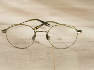 Garrett Leight Cloy II col.Antique Gold-Olive-Douglas Fir