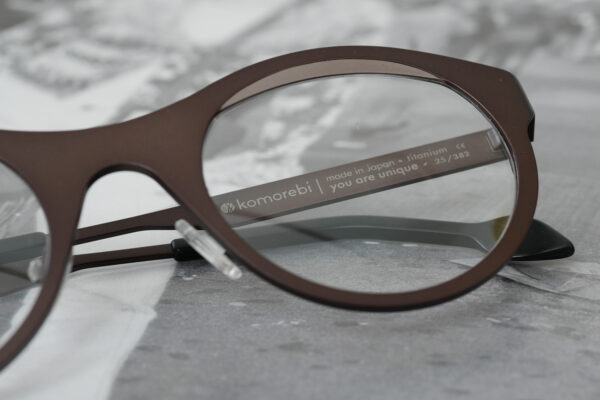 KOMOREBI Eyewear MEMPHIS col.burned leather