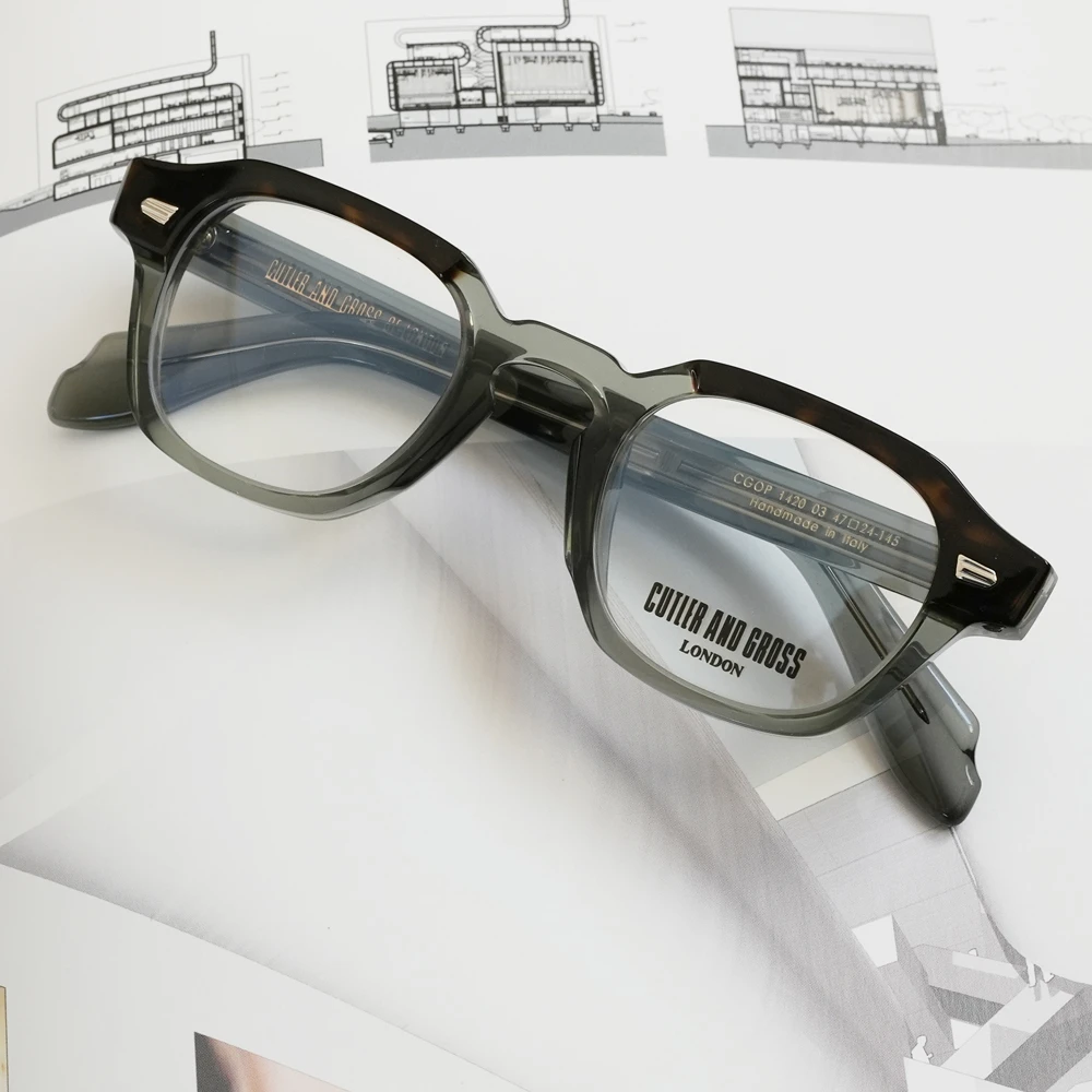 CUTLER AND GROSS CGOP1420 col.3 Havana on Gray