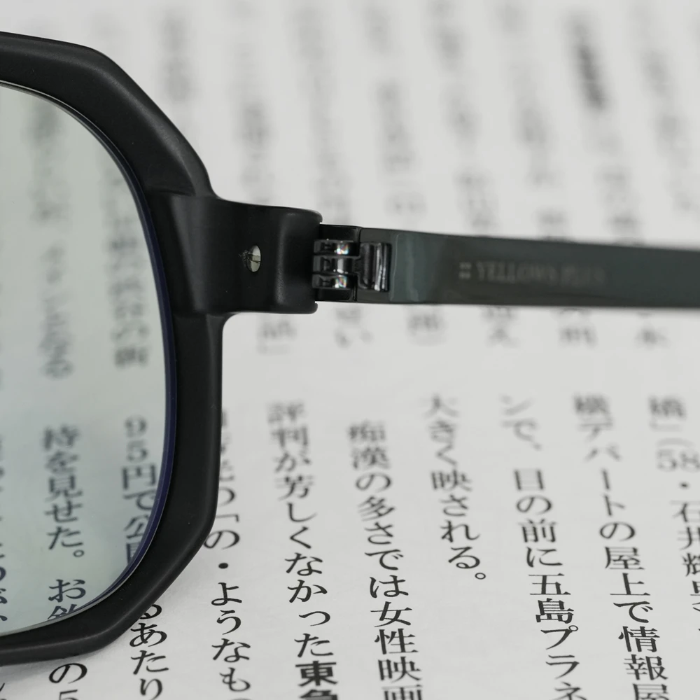 YELLOWS PLUS Calvin col.1M matt black/black