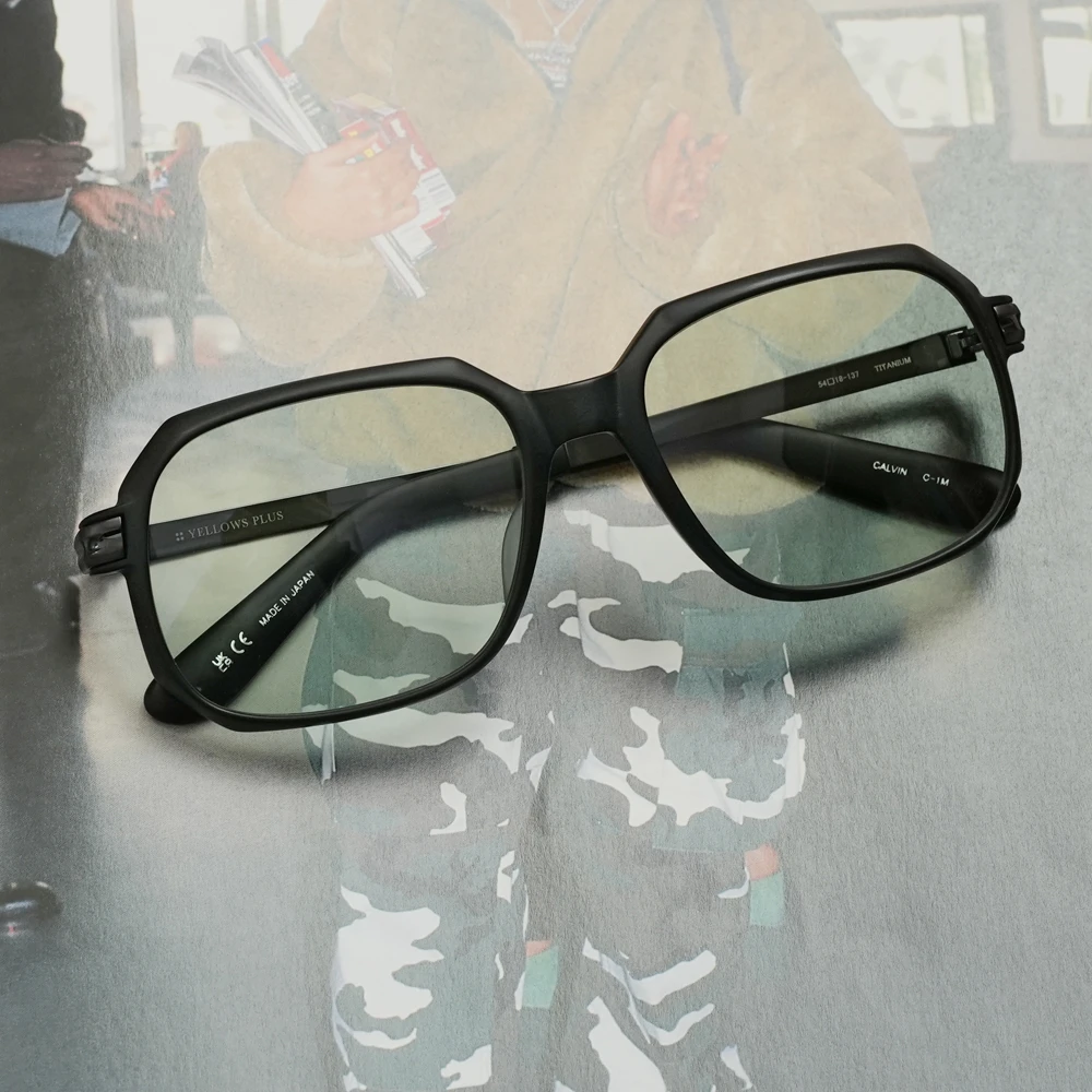 YELLOWS PLUS Calvin col.1M matt black/black