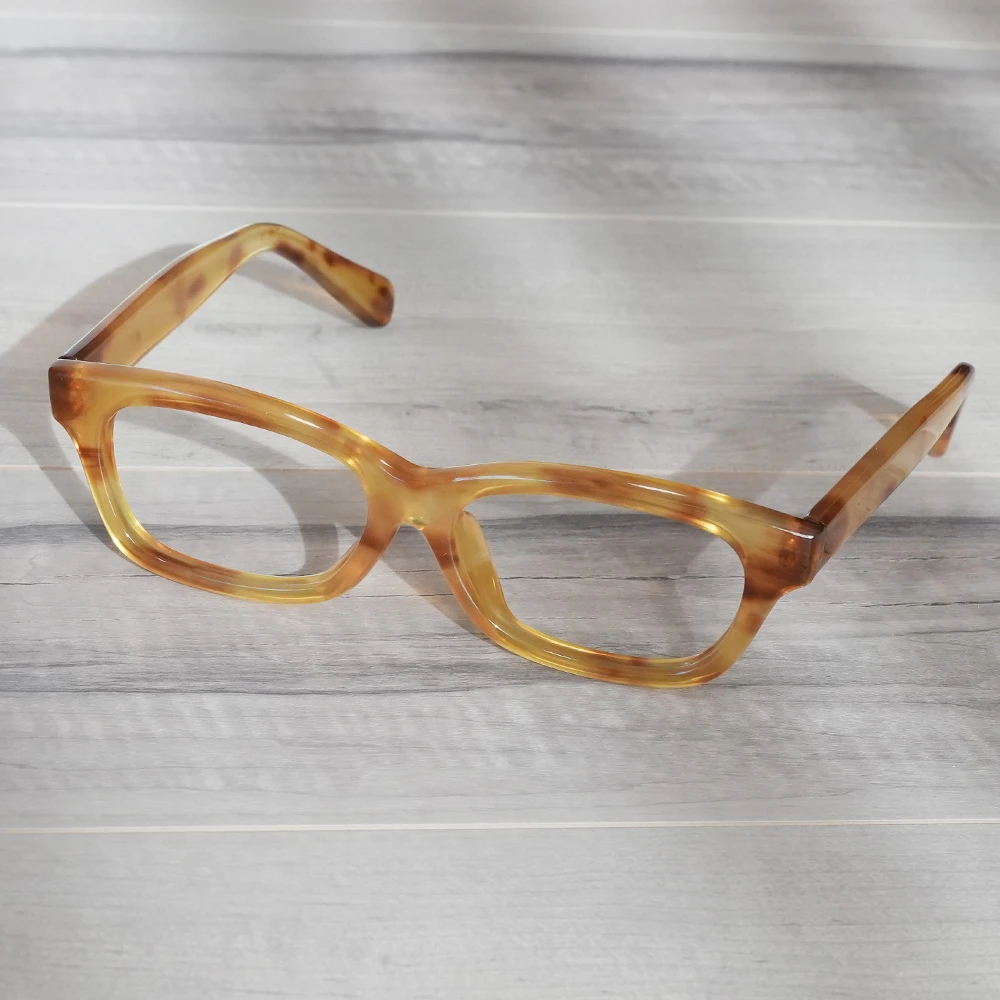 本べっ甲メガネ 白ばら甲