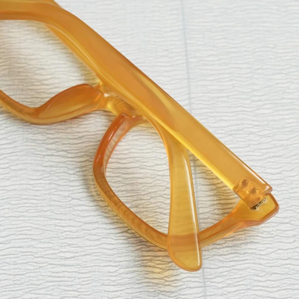 本べっ甲メガネ 白甲