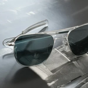 Amercan Optical Original Pilot 55 col.Silver