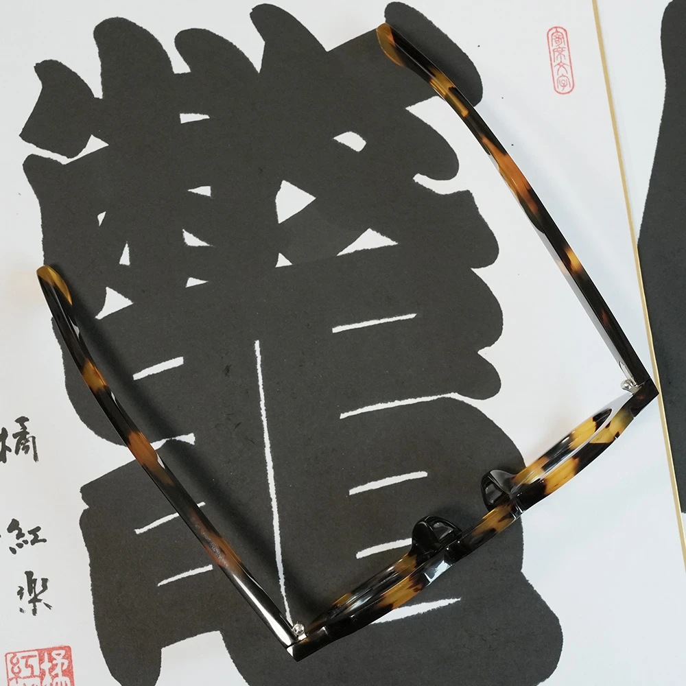 べっ甲メガネ DK8821-044 黒バラ甲